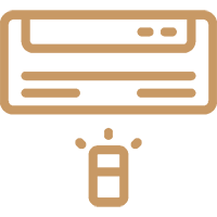 Icono de aire acondicionado.